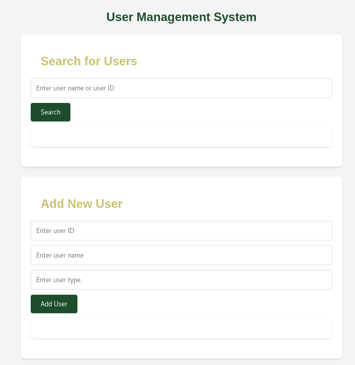 User Device Management System Project